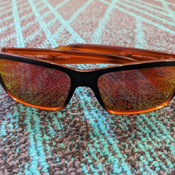 Rudy Project Ultimatum Shock Sunglasses Fire Red Orange Mirror Italy - Picture 4 of 15